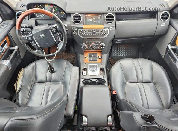 SALAG2V64GA812827 2016 LAND ROVER LR4 Black წინა პანელის ხედი