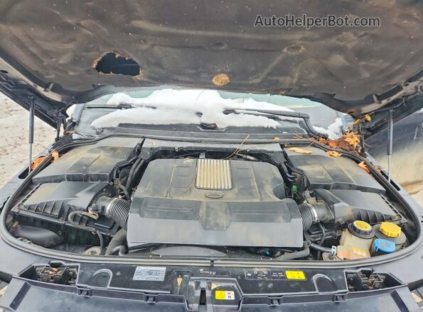 SALAG2V64GA812827 2016 LAND ROVER LR4 Black ძრავის განყოფილების ხედი