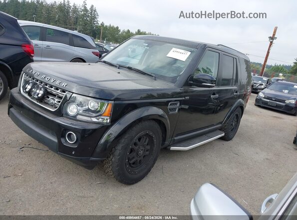 SALAG2V64GA820037 2016 LAND ROVER LR4 Black Передня ліва чверть