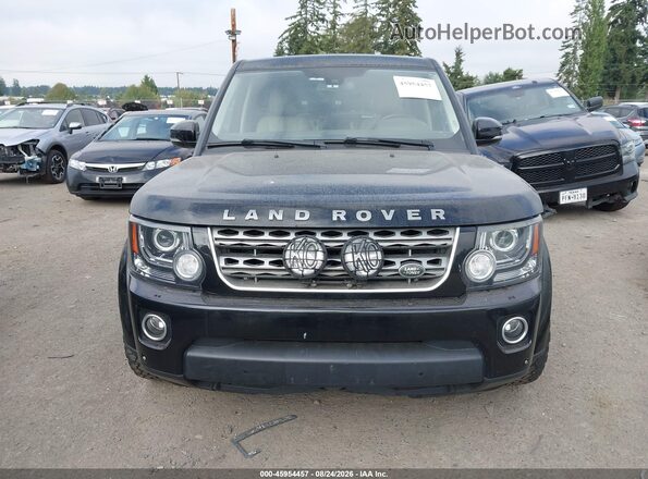SALAG2V64GA820037 2016 LAND ROVER LR4 Black Вид задньої частини салону
