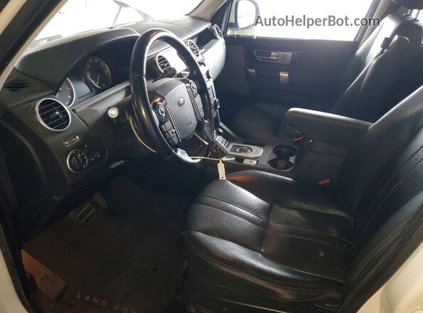 SALAG2V67GA812983 2016 LAND ROVER LR4 White Вид салону спереду