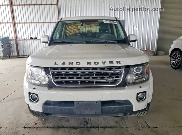 SALAG2V67GA812983 2016 LAND ROVER LR4 White Вид спереду