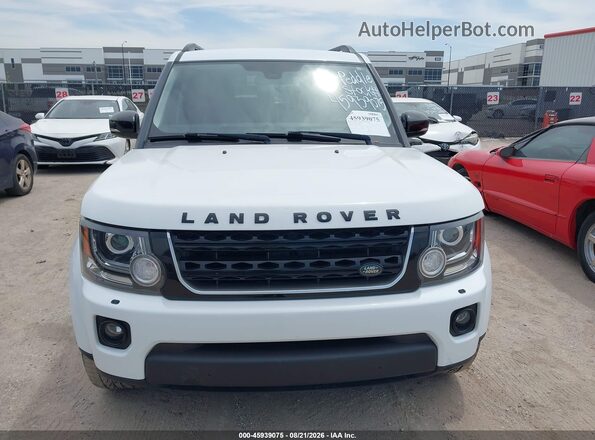 SALAG2V69GA789898 2016 LAND ROVER LR4 White Vista del cuadro de instrumentos