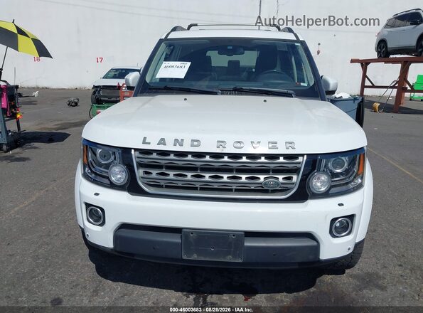 SALAG2V69GA829235 2016 LAND ROVER LR4 White Front view