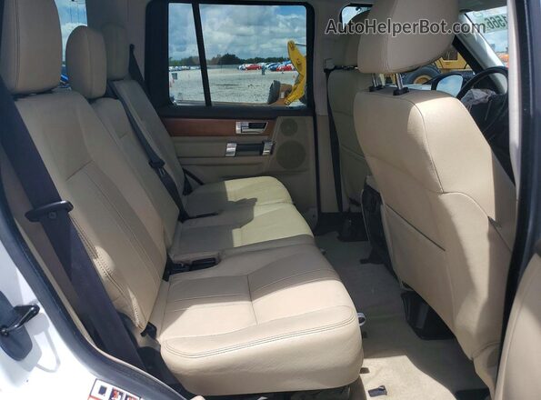 SALAG2V6XGA801234 2016 LAND ROVER LR4 White Вид задньої частини салону