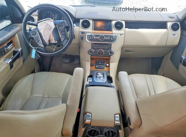 SALAG2V6XGA801234 2016 LAND ROVER LR4 White Вид панелі приладів