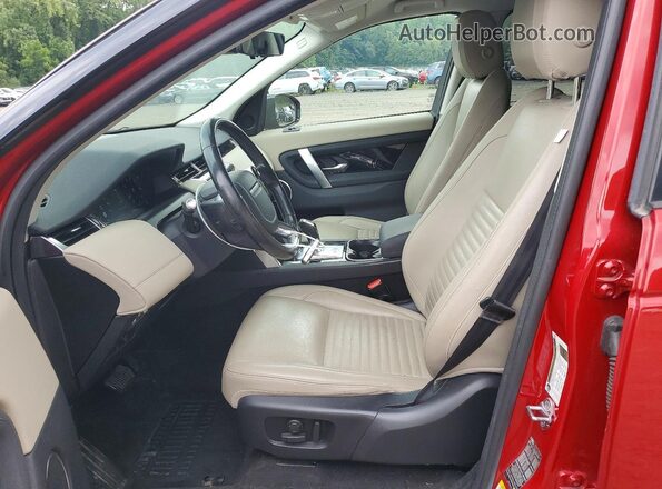 SALCJ2FX0LH851241 2020 LAND ROVER DISCOVERY Red Вид салону спереду