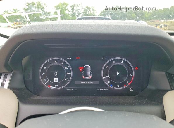 SALCJ2FX0LH851241 2020 LAND ROVER DISCOVERY Red Вид щитка приладів