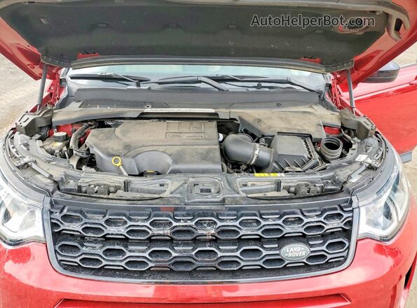 SALCJ2FX0LH851241 2020 LAND ROVER DISCOVERY Red Вид підкапотного простору