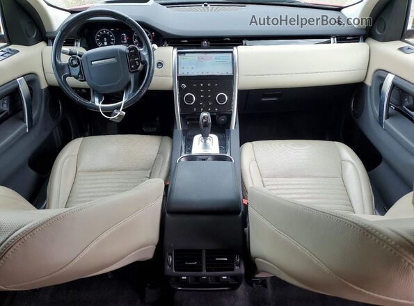 SALCJ2FX0LH851241 2020 LAND ROVER DISCOVERY Red Вид панелі приладів