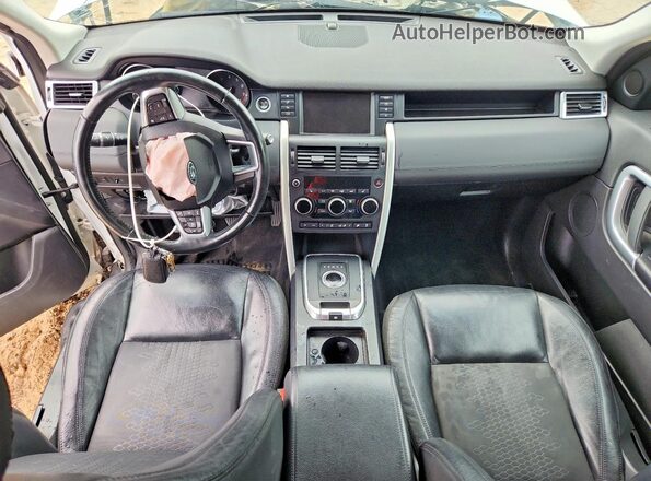 SALCP2BG2GH621372 2016 LAND ROVER DISCOVERY White Вид панелі приладів