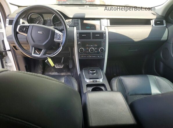 SALCP2BG2HH634575 2017 LAND ROVER DISCOVERY White Առջևի վահանակի տեսք