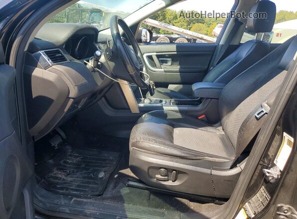 SALCP2BG5GH592384 2016 LAND ROVER DISCOVERY Black Вид салону спереду