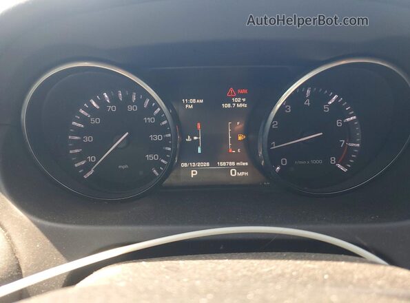 SALCP2BG5GH592384 2016 LAND ROVER DISCOVERY Black Вид щитка приладів