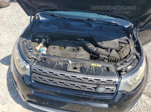 SALCP2BG5GH592384 2016 LAND ROVER DISCOVERY Black Вид підкапотного простору