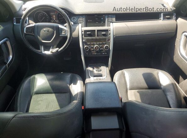 SALCP2BG5GH592384 2016 LAND ROVER DISCOVERY Black Вид панелі приладів