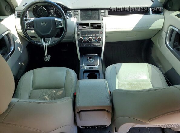 SALCP2BG6GH622539 2016 LAND ROVER DISCOVERY White Вид панелі приладів