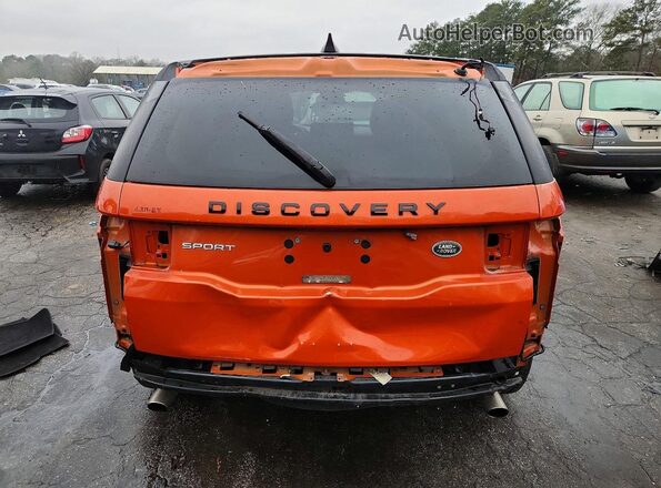 SALCP2BG6HH667417 2017 LAND ROVER DISCOVERY Orange Вид ззаду