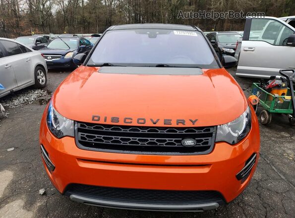 SALCP2BG6HH667417 2017 LAND ROVER DISCOVERY Orange Вид спереду