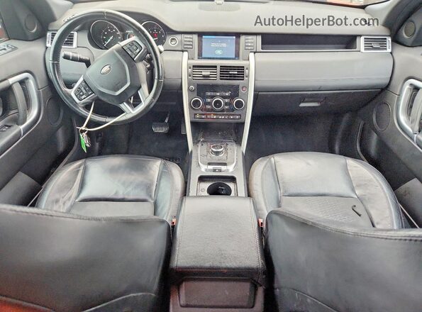 SALCP2BG6HH667417 2017 LAND ROVER DISCOVERY Orange Вид панелі приладів