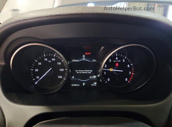 SALCP2BG8HH656970 2017 LAND ROVER DISCOVERY White ხელსაწყოთა პანელის ხედი