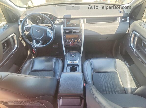 SALCP2BG9HH645217 2017 LAND ROVER DISCOVERY Black Вид панелі приладів