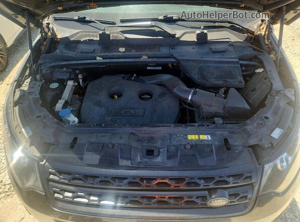 SALCP2BG9HH645217 2017 LAND ROVER DISCOVERY Black Вид підкапотного простору