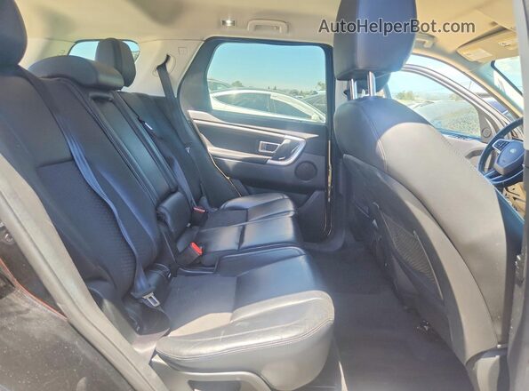 SALCP2BG9HH645217 2017 LAND ROVER DISCOVERY Black Вид задньої частини салону