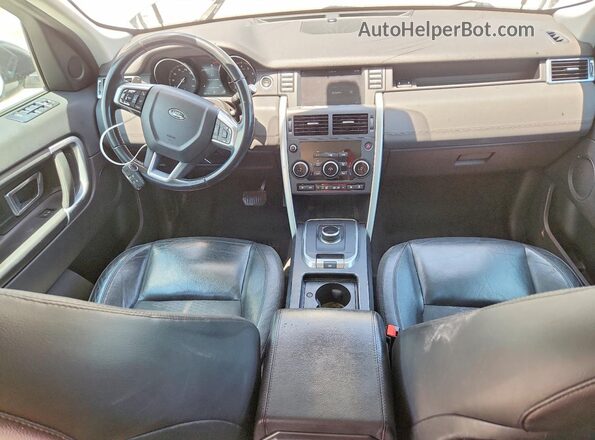 SALCP2BG9HH655312 2017 LAND ROVER DISCOVERY White Вид панелі приладів