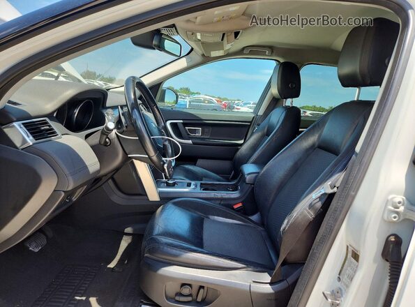 SALCP2BG9HH655312 2017 LAND ROVER DISCOVERY White Вид салону спереду
