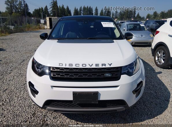 SALCP2BGXHH714013 2017 LAND ROVER DISCOVERY SPORT White ხელსაწყოთა პანელის ხედი