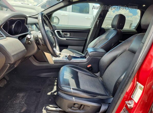 SALCP2FX0KH829365 2019 LAND ROVER DISCOVERY Красный Вид салона спереди