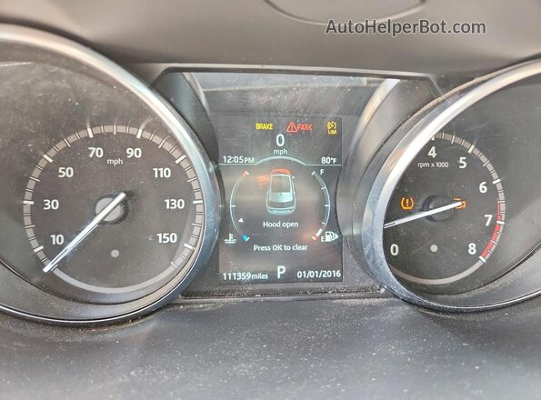SALCP2FX0KH829365 2019 LAND ROVER DISCOVERY Красный Вид щитка приборов
