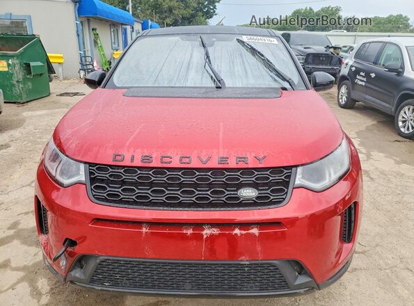 SALCP2FX2LH863518 2020 LAND ROVER DISCOVERY Red წინა ხედი