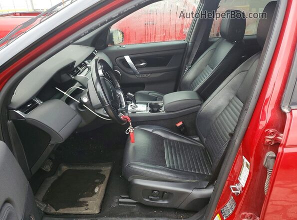 SALCP2FX2LH863518 2020 LAND ROVER DISCOVERY Red წინა სალონის ხედი