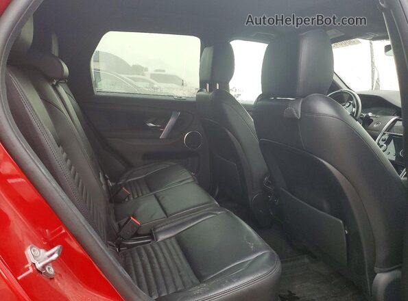 SALCP2FX2LH863518 2020 LAND ROVER DISCOVERY Red უკანა სალონის ხედი
