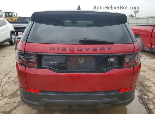 SALCP2FX2LH863518 2020 LAND ROVER DISCOVERY Red უკანა ხედი