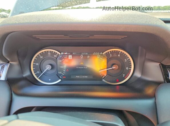 SALCP2FX6PH324759 2023 LAND ROVER DISCOVERY Gray Instrument cluster view