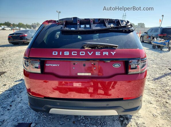 SALCP2FXXNH912449 2022 LAND ROVER DISCOVERY Red Widok z tyłu