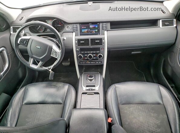 SALCP2RX5JH733127 2018 LAND ROVER DISCOVERY Blue Vista del salpicadero