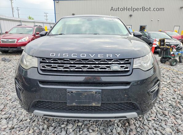 SALCR2BG2GH589646 2016 LAND ROVER DISCOVERY Black Вид спереду