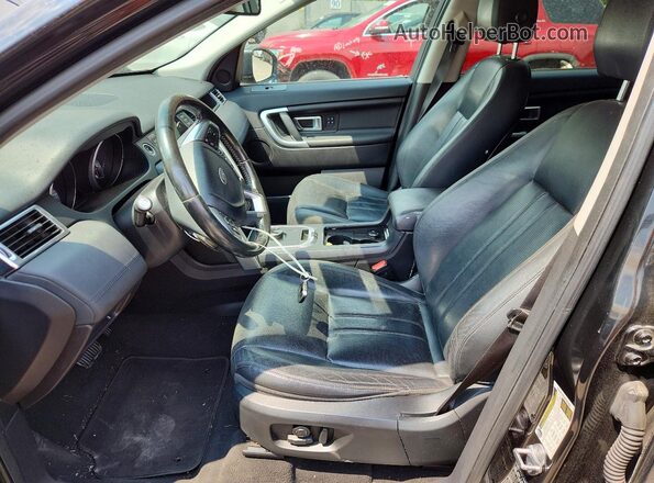SALCR2BG2GH618479 2016 LAND ROVER DISCOVERY Black Front interior view
