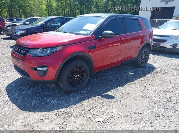 SALCR2BG4GH600646 2016 LAND ROVER DISCOVERY SPORT Red წინა მარცხენა ხედი სამი მეოთხედიდან
