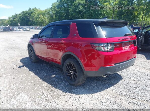 SALCR2BG4GH600646 2016 LAND ROVER DISCOVERY SPORT Red უკანა მარცხენა