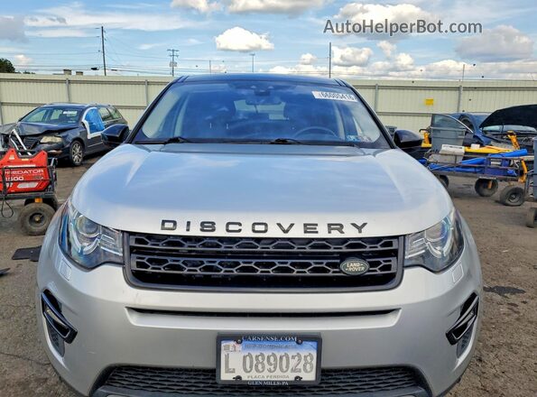 SALCR2BG5HH640509 2017 LAND ROVER DISCOVERY Silver Widok z przodu