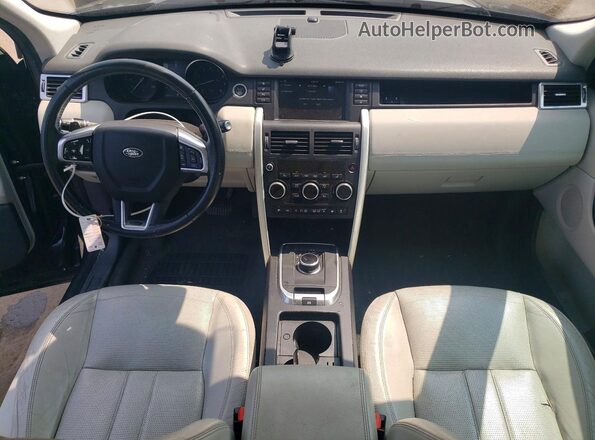 SALCR2BGXHH644796 2017 LAND ROVER DISCOVERY Blue Вид панелі приладів