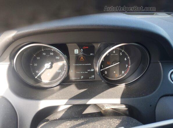 SALCR2FX0KH782591 2019 LAND ROVER DISCOVERY Blue Вид щитка приладів