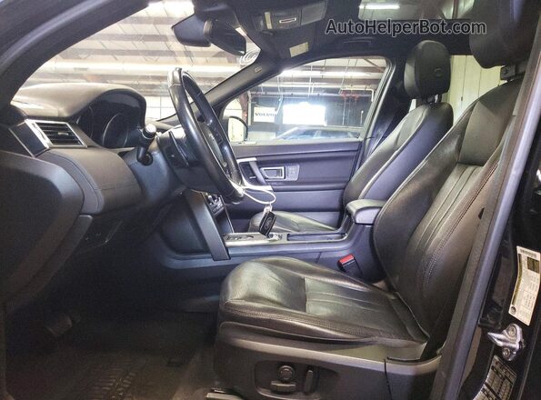 SALCR2FX0KH829781 2019 LAND ROVER DISCOVERY Black წინა სალონის ხედი