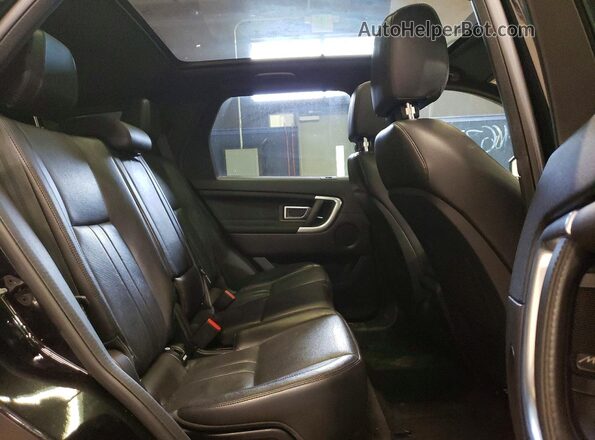 SALCR2FX0KH829781 2019 LAND ROVER DISCOVERY Black უკანა სალონის ხედი