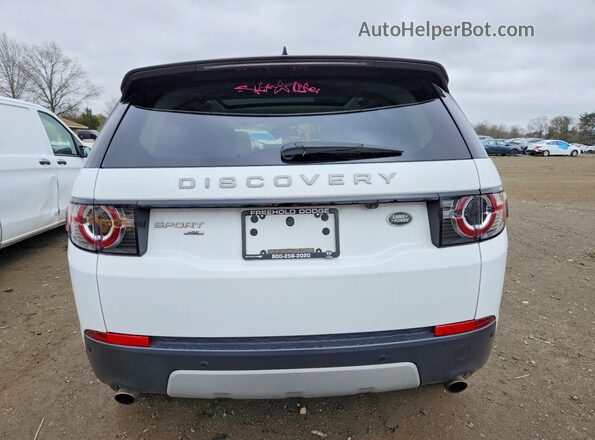 SALCR2FX1KH790523 2019 LAND ROVER DISCOVERY White უკანა ხედი
